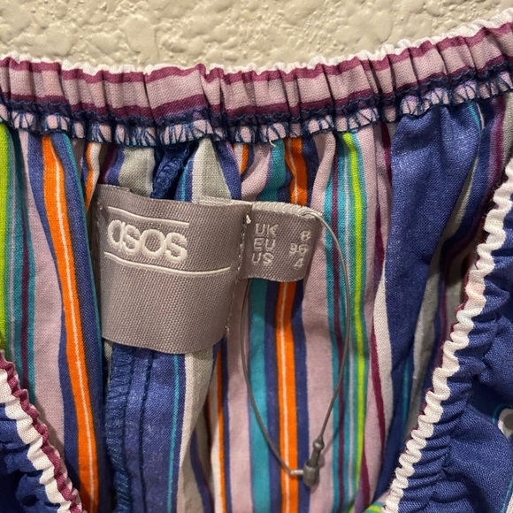 Asos New without tags Ruffle Maxi Dress summer size 4 small - Picture 2 of 6